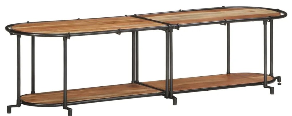 vidaXL Móvel de TV 160x42x40 cm madeira de acácia maciça