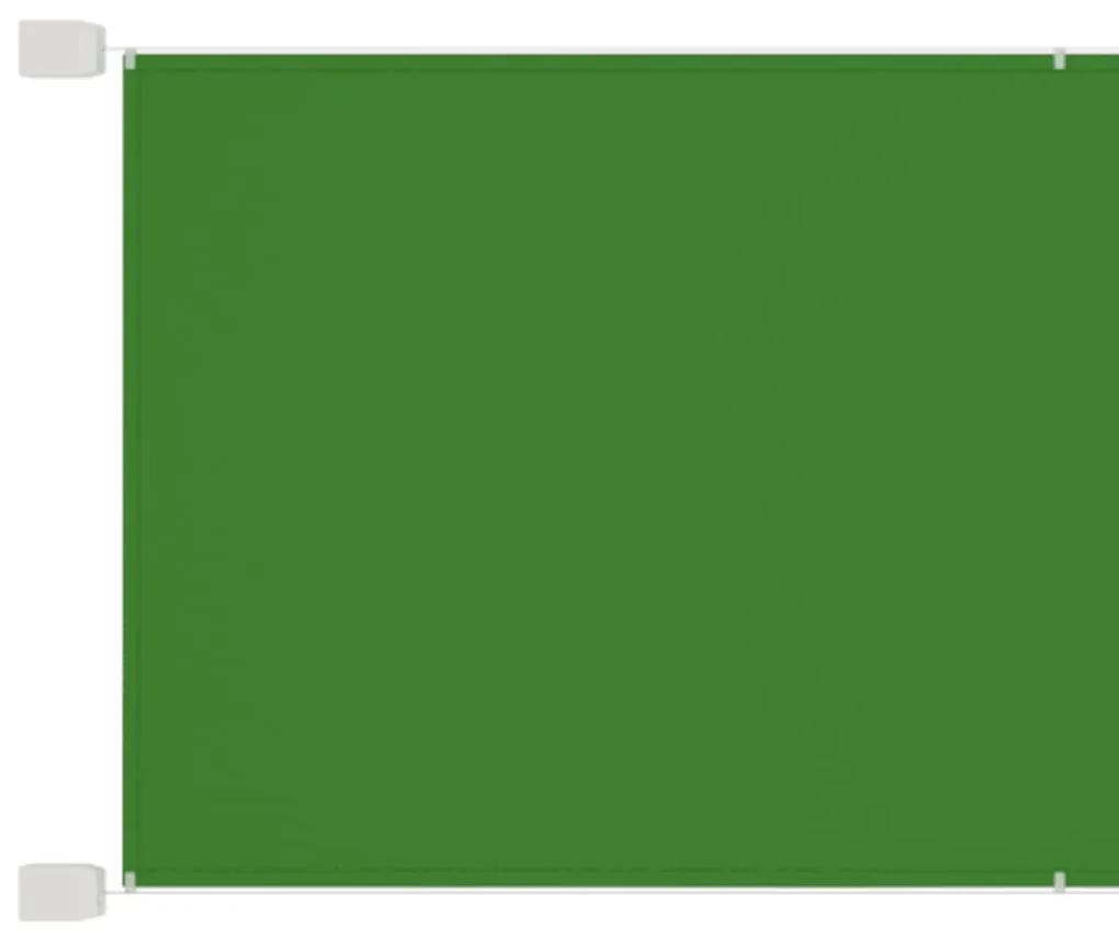 148323 vidaXL Toldo vertical 180x1000 cm tecido oxford verde-claro