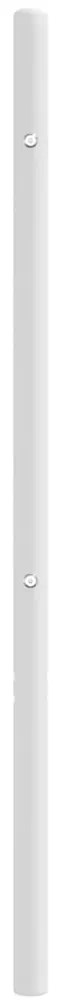 Cabeceira de cama 140 cm metal branco