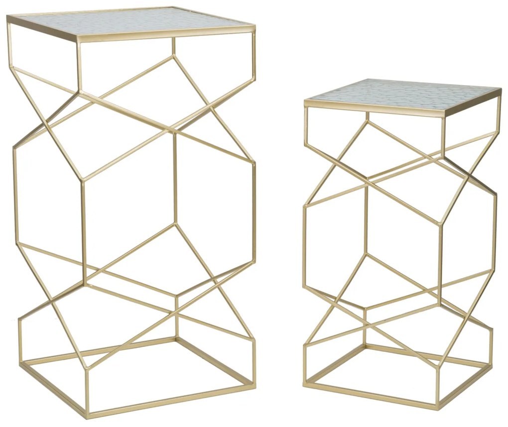 PAR VIDRO P/TELEFONE CM 50X50X100-40X40X80