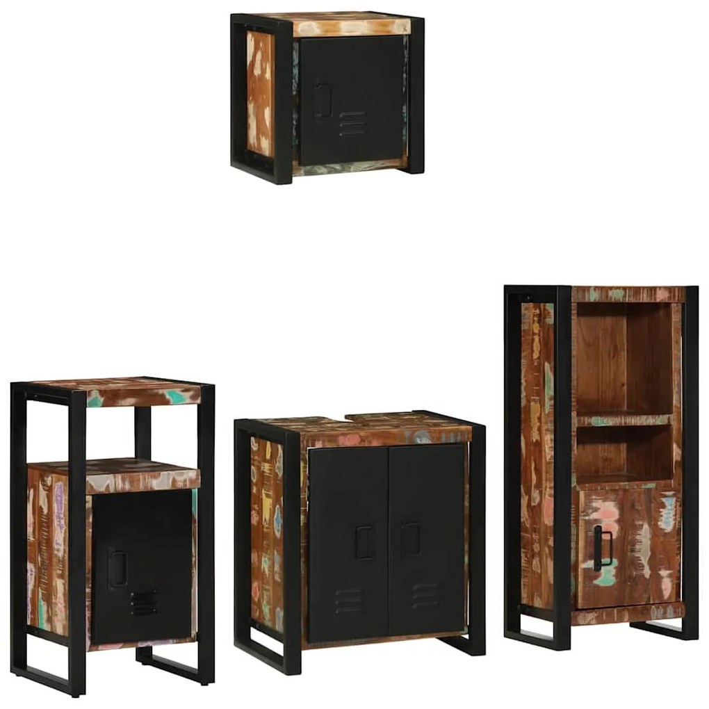 Conjunto de Móveis para Banheiro com prateleira com armazenamento com