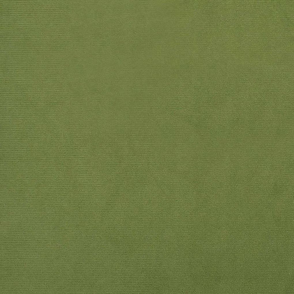 Sofá-cama de 2 lugares veludo verde-claro