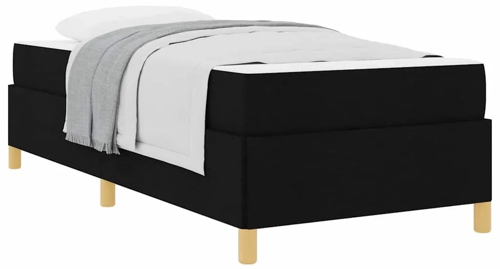 Cama Box Outros Preto e Branco 90 x 190 cm tecido