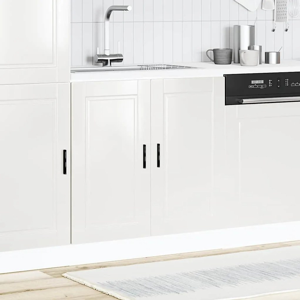 Armário base para lavatório "Porto" High Gloss Branco