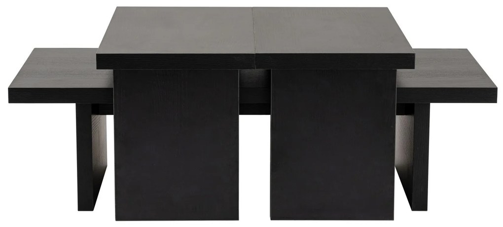 Mesa de Centro "Sanctuary" – Preto, 110x45x41,5 cm, Design Acolhedor e