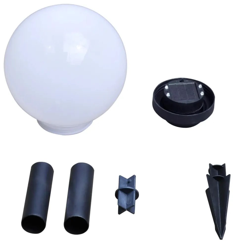 Candeeiros de exterior 6 pcs LED 20 cm com estacas de enterrar