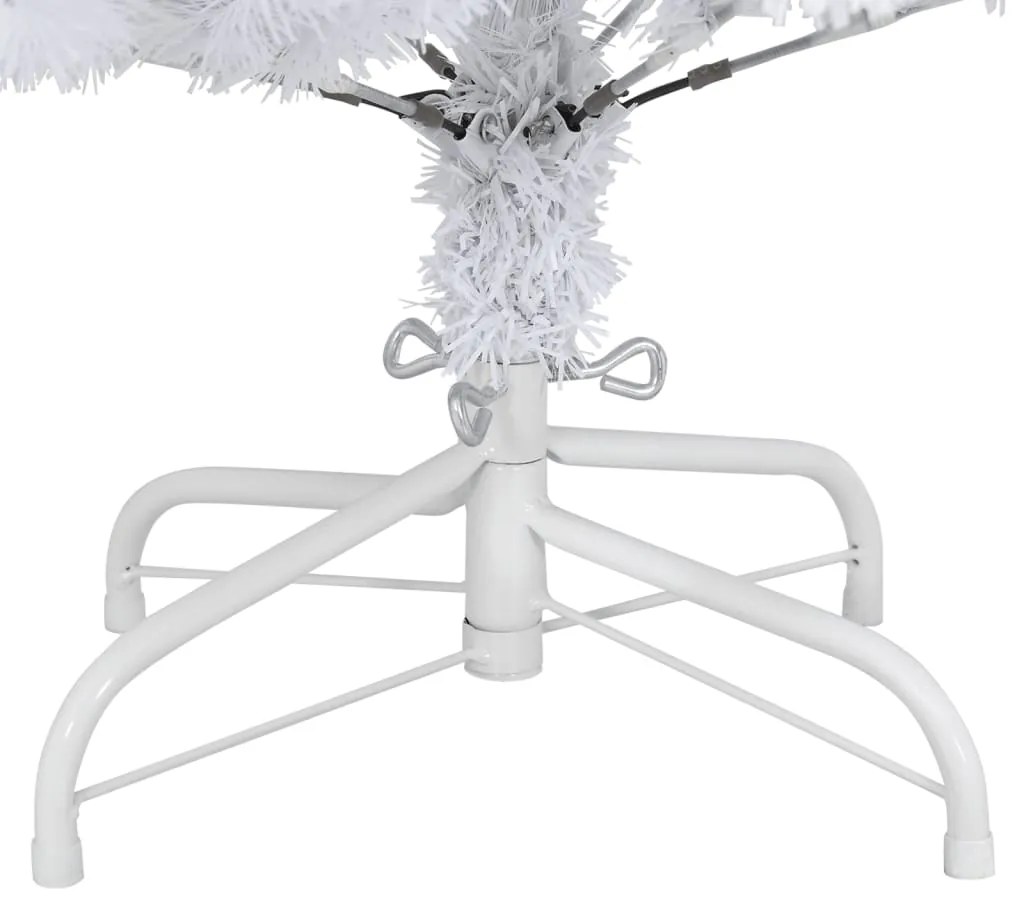 Árvore de Natal artificial articulada com suporte 150 cm branco