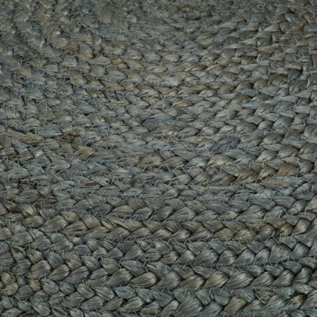 Pufe artesanal 45x30 cm juta verde azeitona