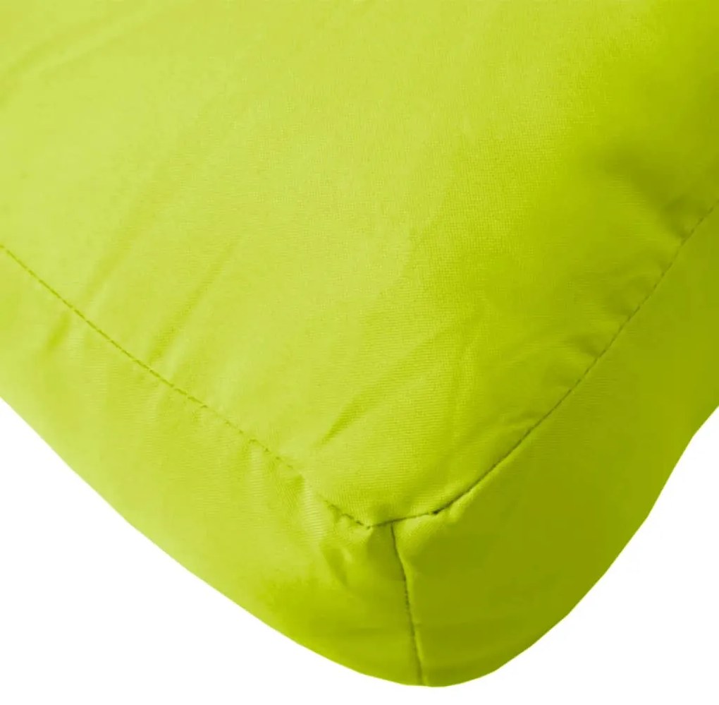 Almofadões p/ móveis paletes 3pcs tecido oxford verde brilhante