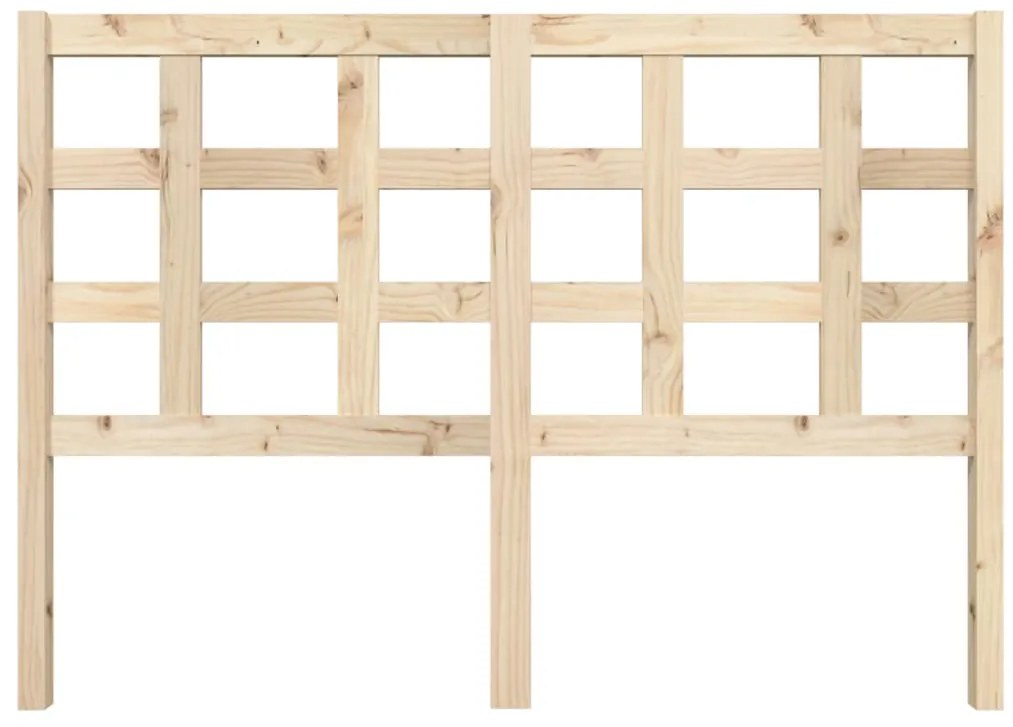 Cabeceira de cama 140,5x4x100 cm pinho maciço