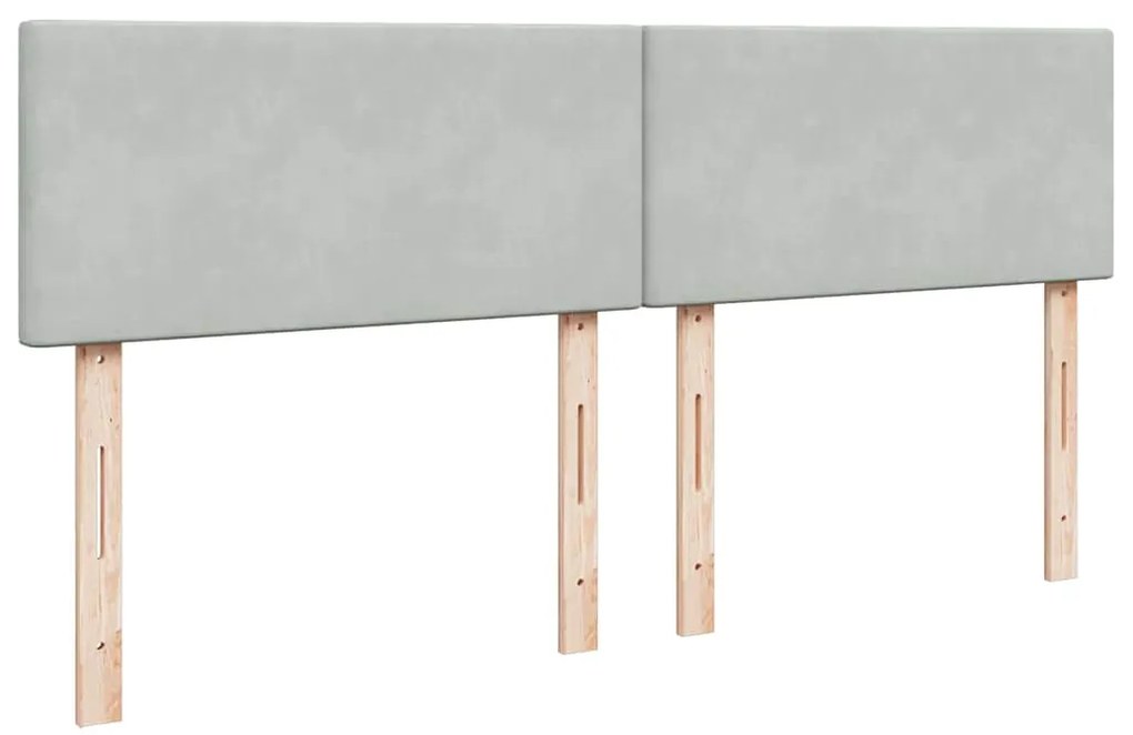 Estrutura de cama otomana com colchão 180x200 cm cinzento claro