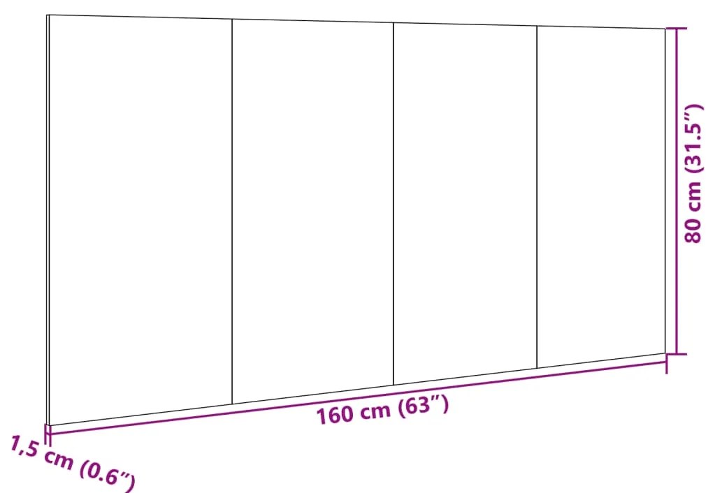Cabeceira de cama c/ armários 160cm derivados de madeira branco
