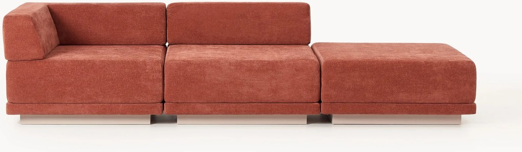 Sofá modular com pufe Colin (4 lugares)