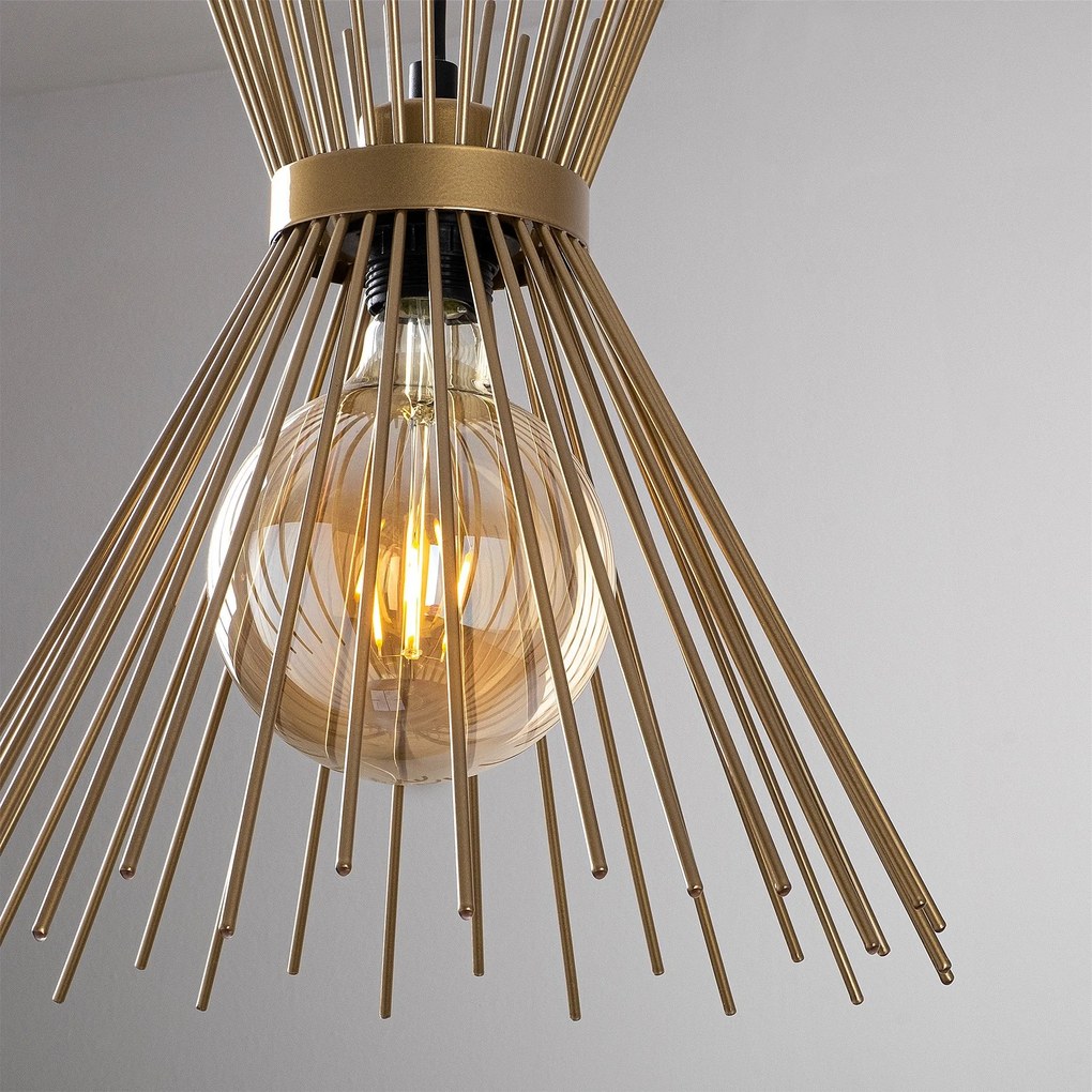 **** Chandelier Kirpi – Dourado – 63 x 63 cm
**