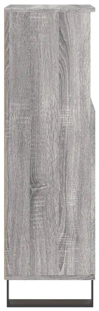 Armário de Apoio de Casa de Banho 30x30x100 cm derivados de madeira so