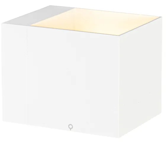 LED Conjunto de 2 Apliques Brancos com Dimmer Recarregável - Joris Moderno