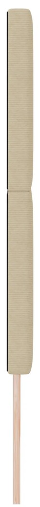 Cabeceira vidaXL Design Simples Verde Claro Cinza 200 cm Tecido de Cor