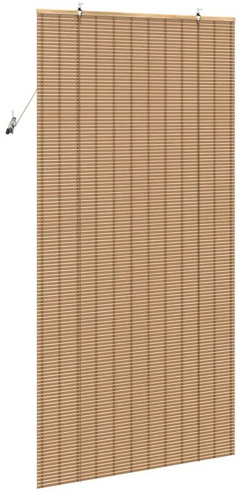 Persianas e Sombras de Janela Marrom Claro 110 x 220 cm Bambu