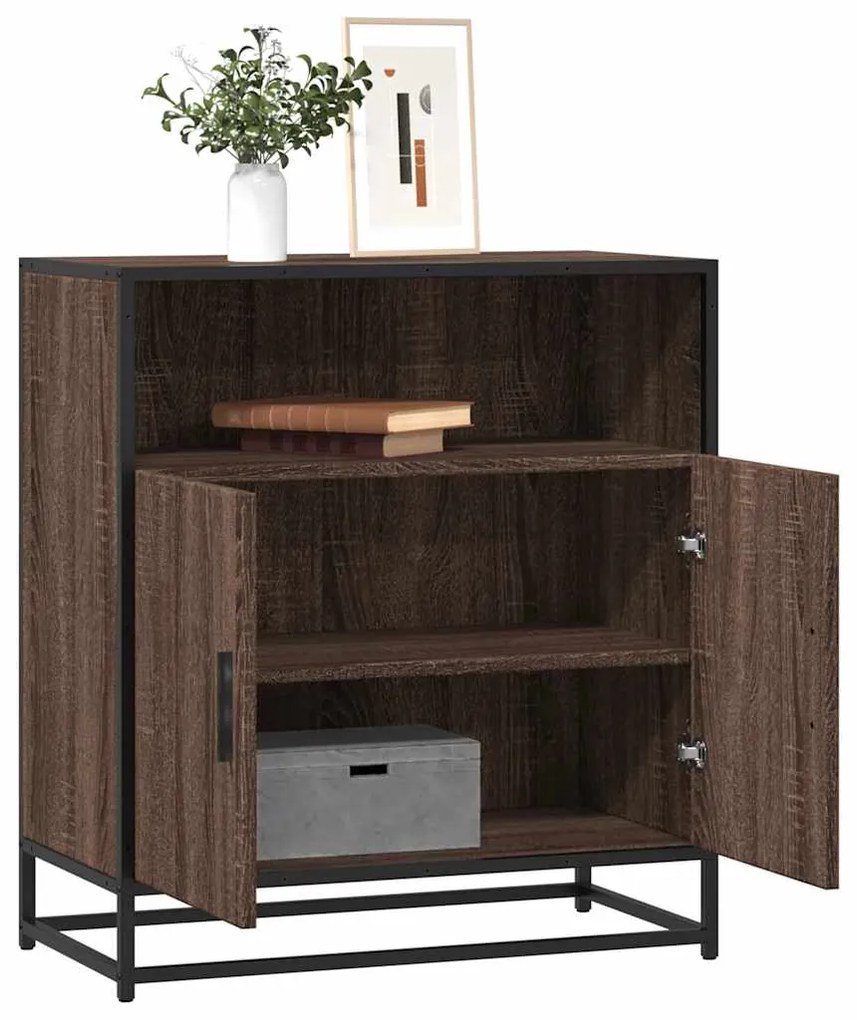 vidaXL Aparador 68x35x76 cm deriv. de madeira carvalho castanho