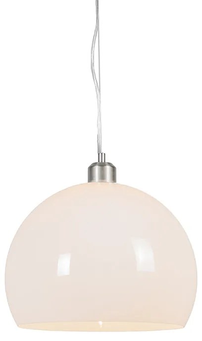 Candeeiro de suspensão redondo moderno branco opaco - Globe Moderno,Retro