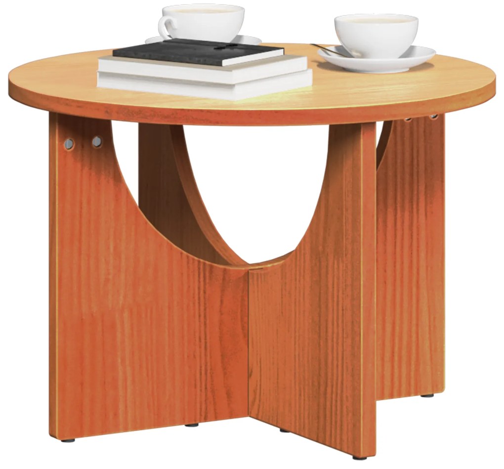 Mesa de centro Castanho 50 x 50 x 35 cm