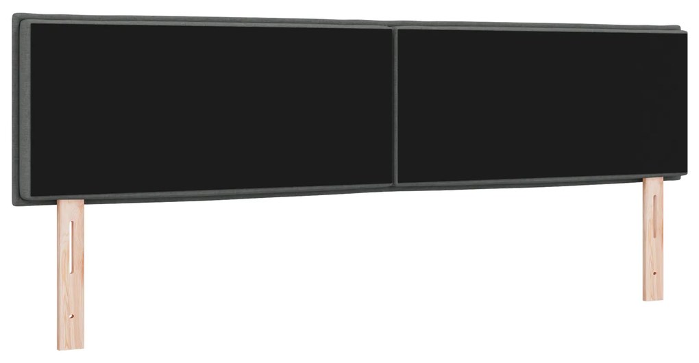 Cabeceira vidaXL Design Linhas Cinza Escuro 180 cm Tecido