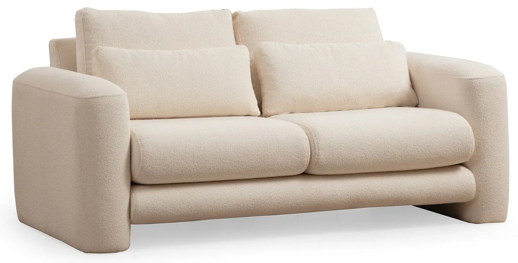 Sofá de 2 Lugares Lily – Creme – 180 cm x 97 cm x 73 cm