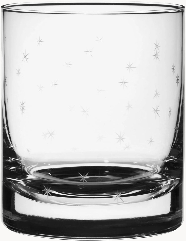 Copos de uísque em cristal artesanal Stars, conjunto de 2