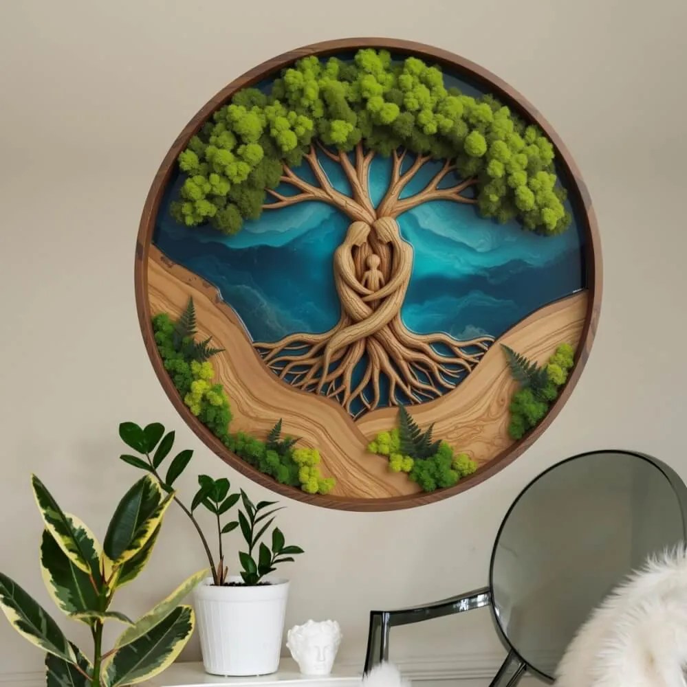 Autocolante Poder da Árvore da Vida – Força e estabilidade