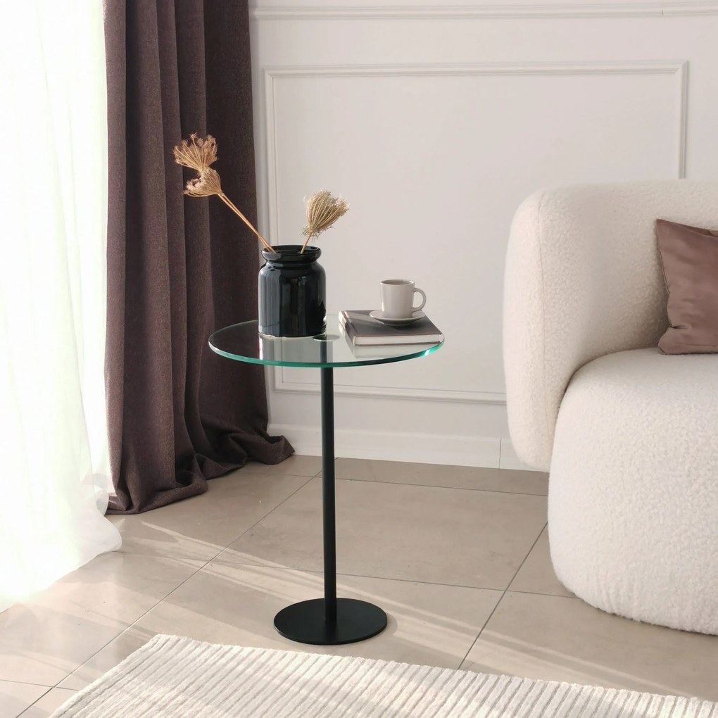 Mesa de Centro Social – Preto – 40x50x40 cm