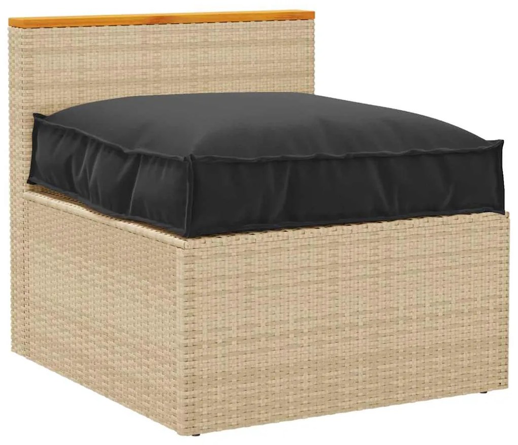 Almofada para Palete Preta 70x70x12 cm Tecido Oxford