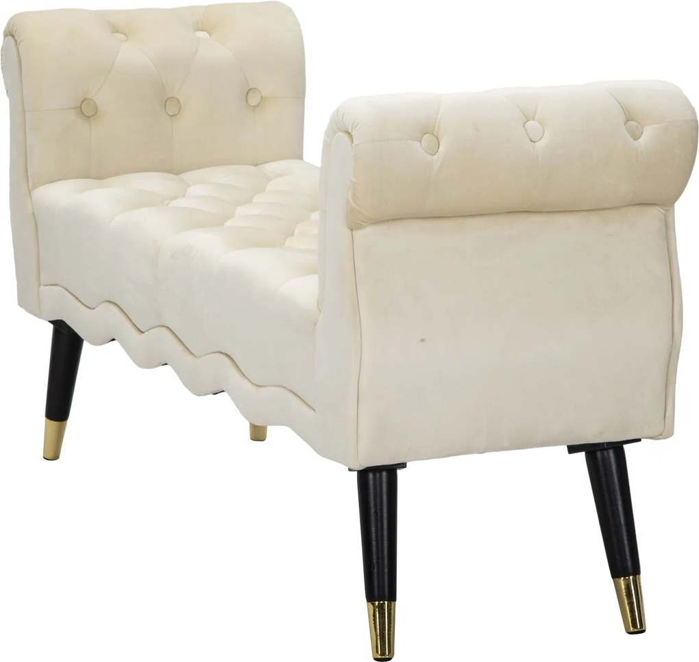 BANCO PARIS 120X40X60 CM CREME