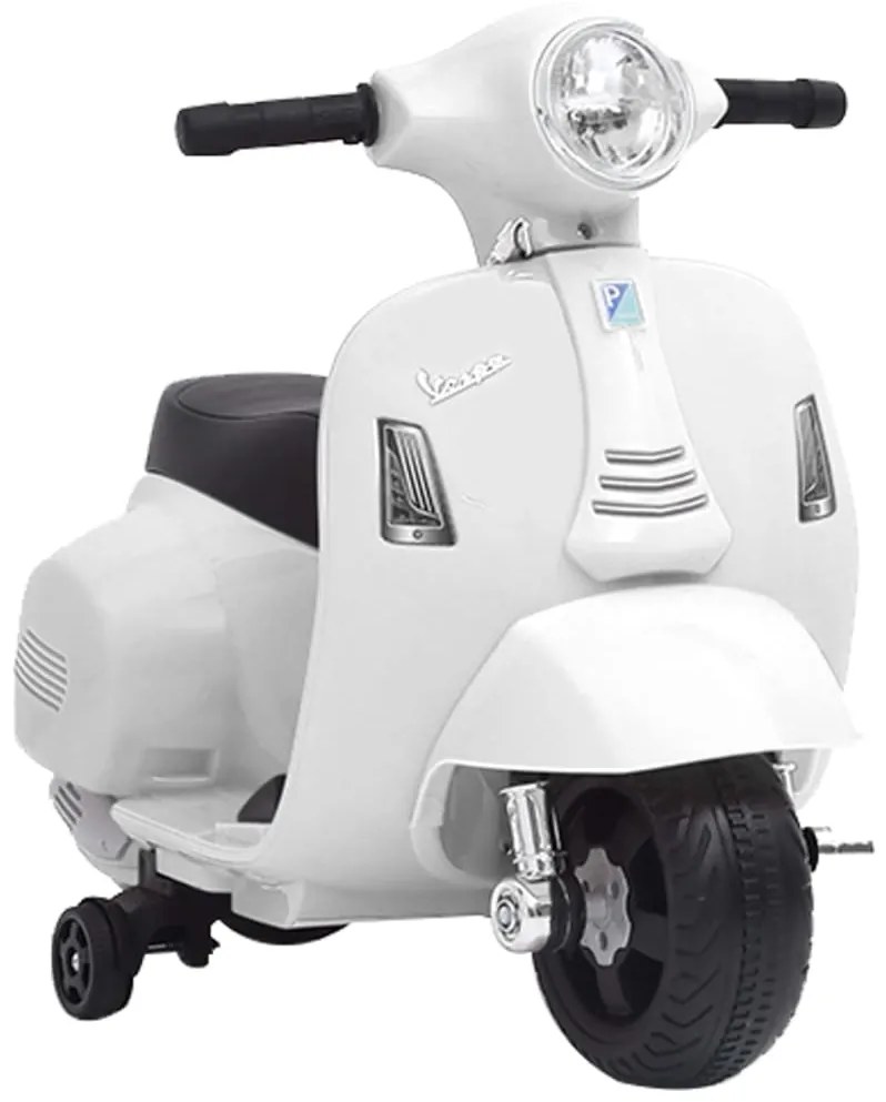 80309 vidaXL Motocicleta elétrica para crianças Vespa GTS300 branco