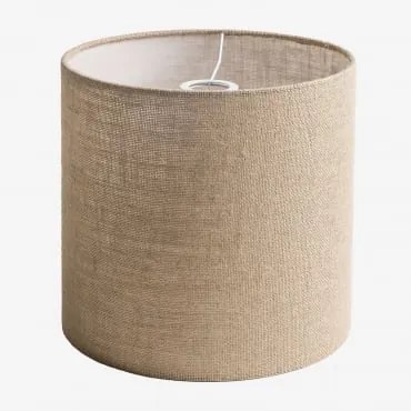 Abajur De Tecido Arlina Crema Linho & Ø30 Cm - ↑30 Cm - Sklum