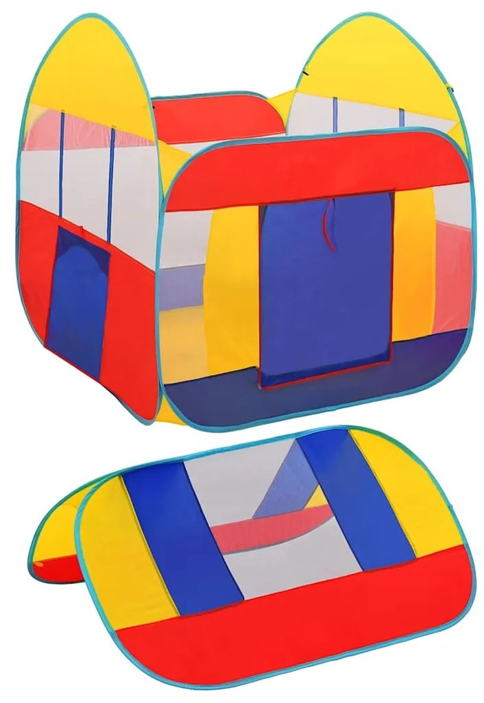 Tenda de brincar com 550 bolas 123x120x126 cm