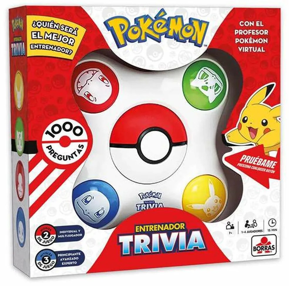 Jogo de Mesa Pokémon Master Trivia Es