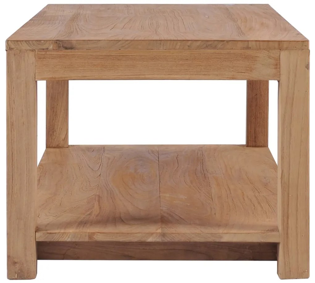 Mesa de centro 100x50x40 cm madeira de teca maciça