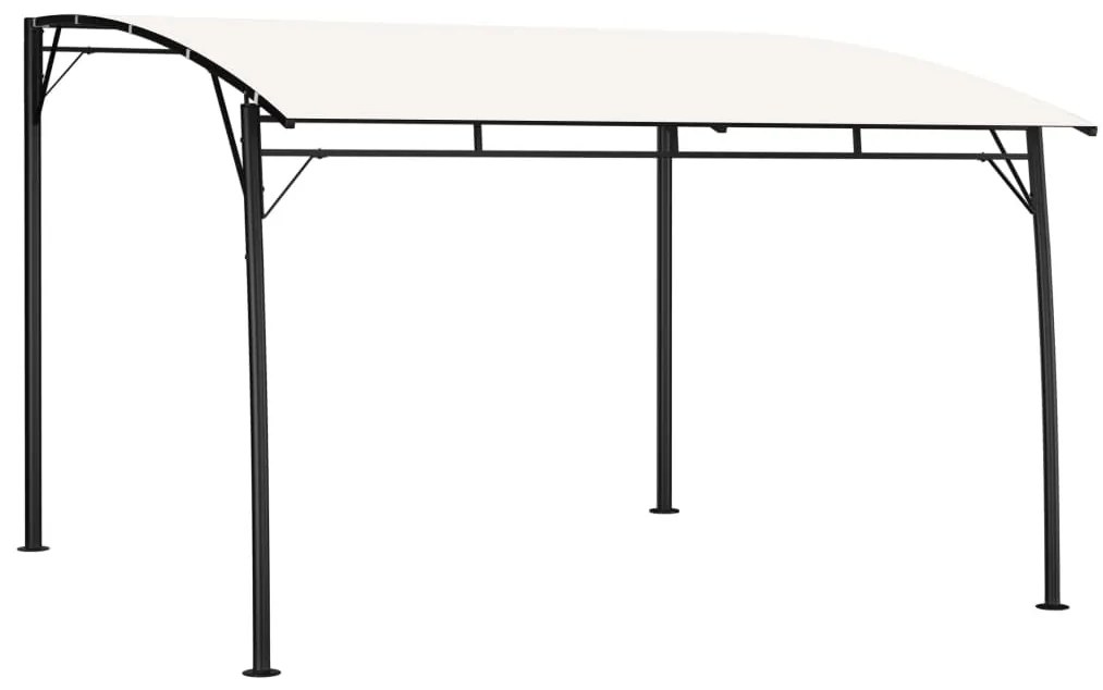vidaXL Toldo para-sol de jardim 3x3x2,55 m cor creme