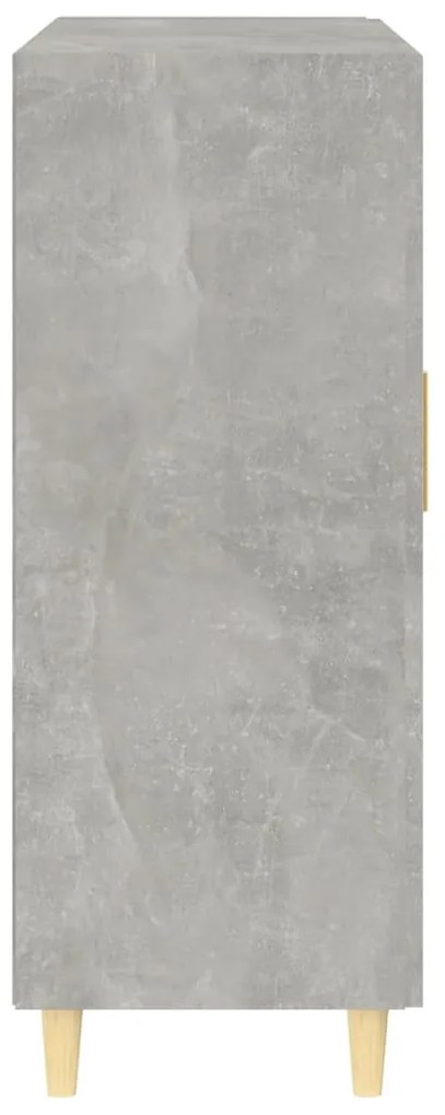 Aparador 69,5x34x90 cm madeira processada cinza cimento