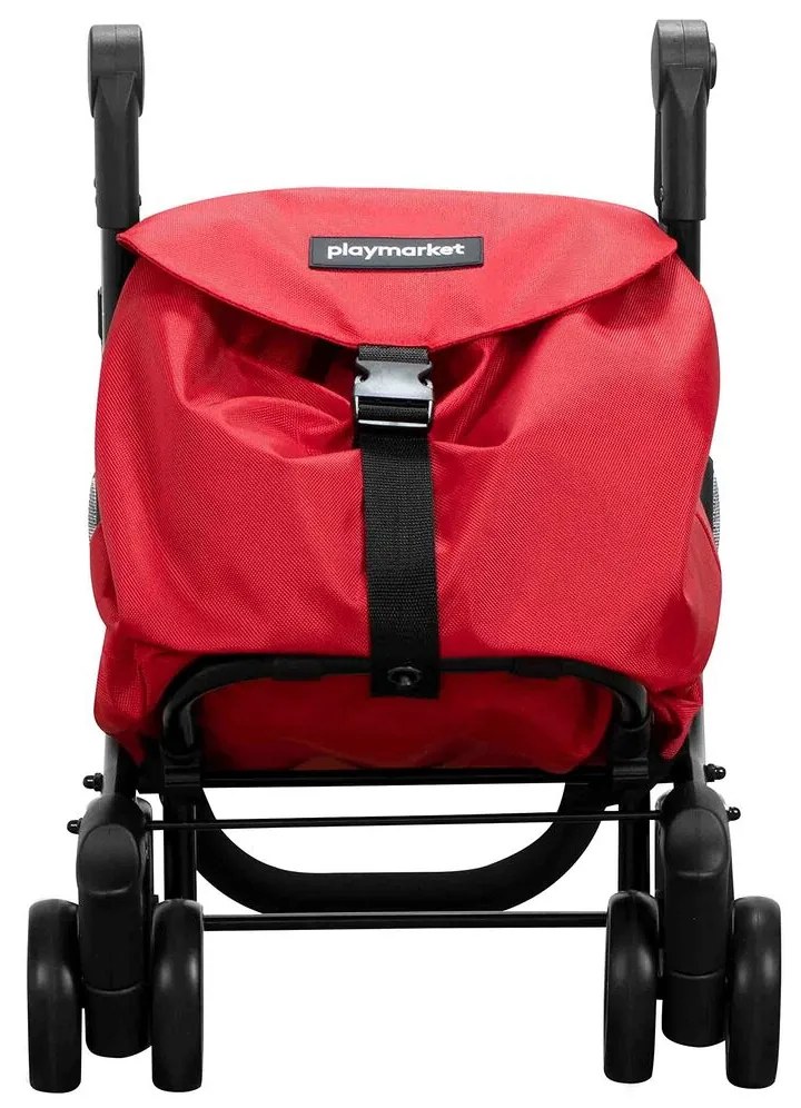 Carro de Compras Playmarket 24917 277 GO4 Vermelho (43,5 L)