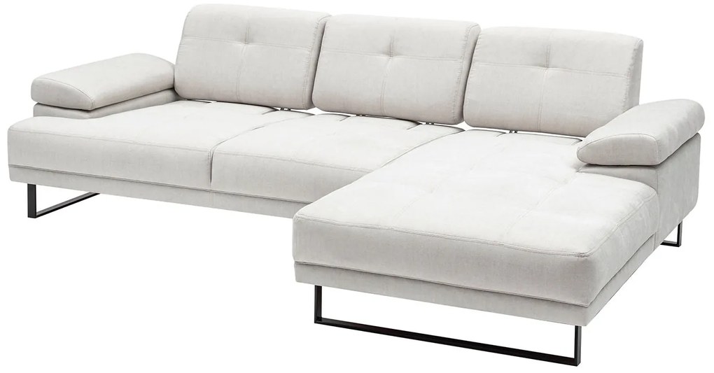 Sofá de Canto Mustang – Bege – 314 x 174 cm