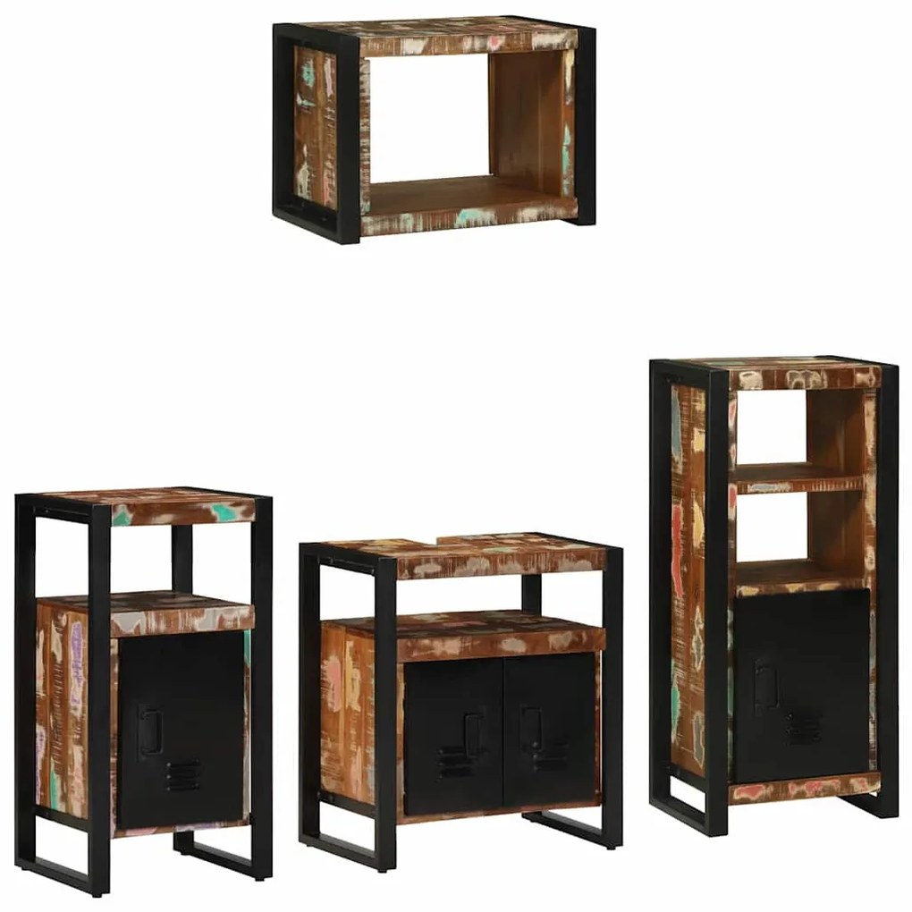 Conjunto de Móveis para Banheiro com prateleira com armazenamento com