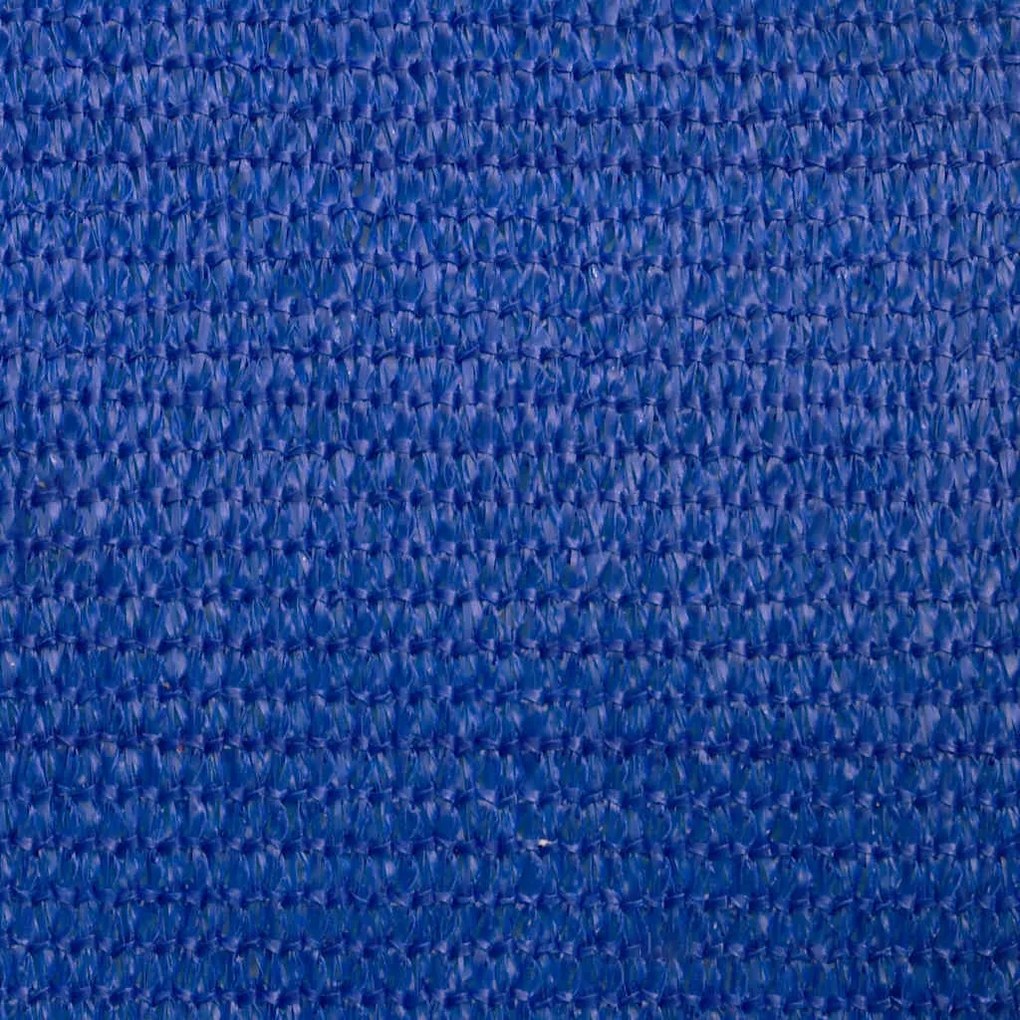 Para-sol estilo vela retangular 160 g/m² 5x7 m PEAD azul