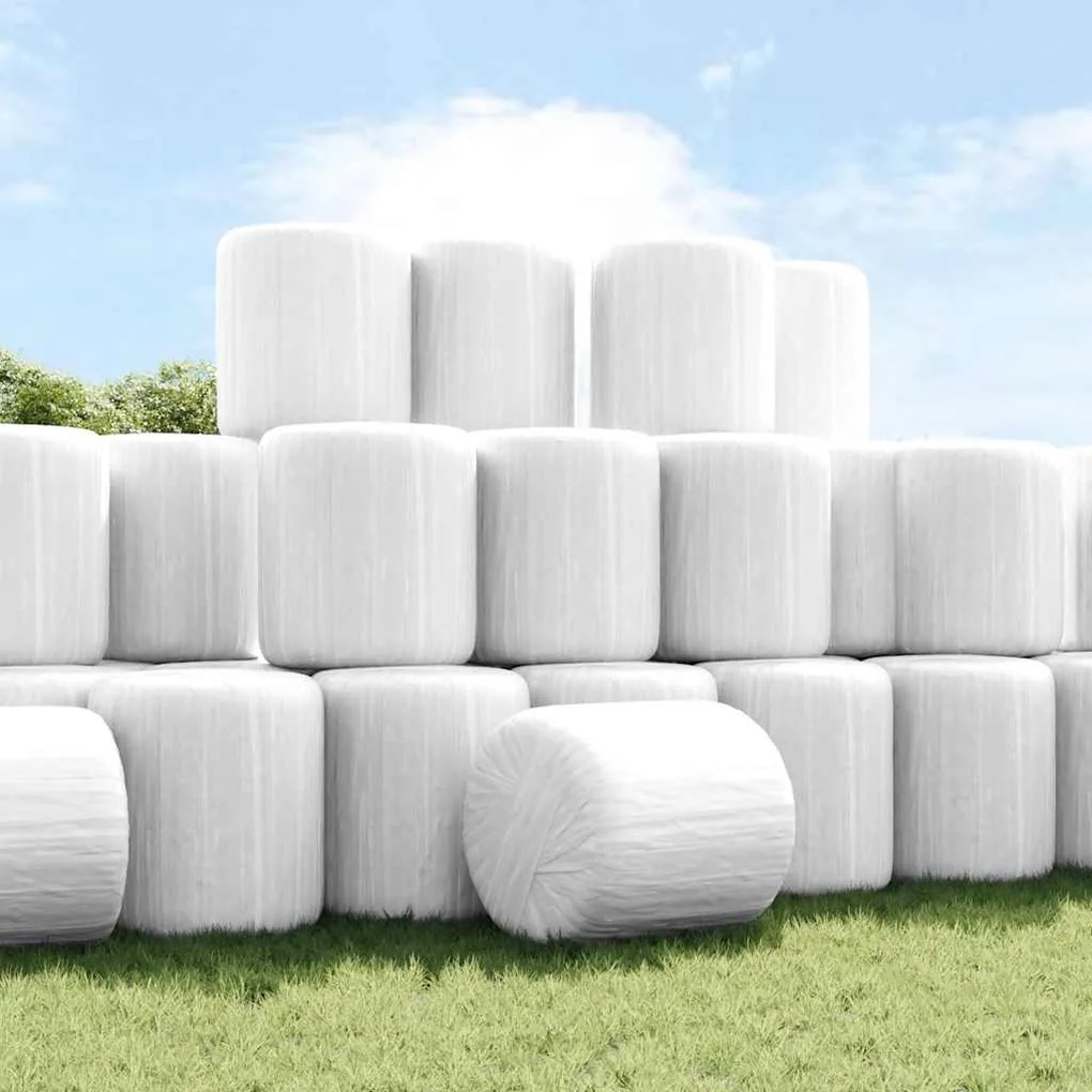 Película extensível agrícola branco 25 µm 75 cm x 1500 m