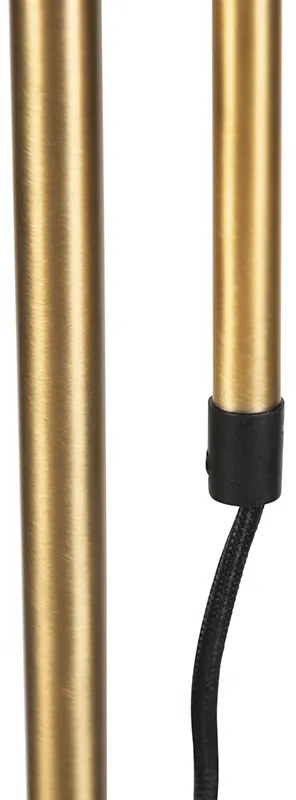 Candeeiro de pé clássico inteligente bronze com branco incl. Wifi A60 - Ashley