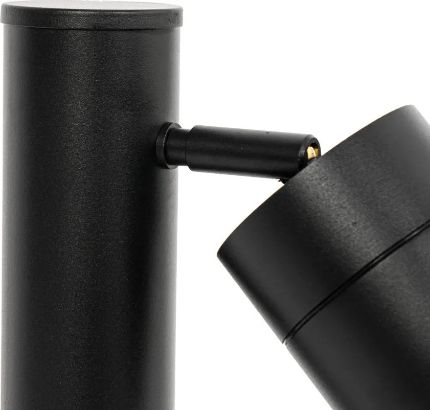 Candeeiro de exterior preto 45 cm AR70 ajustável IP44 - Solo