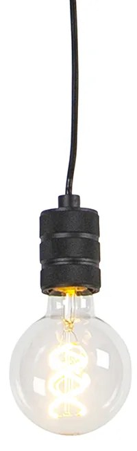 Candeeiro de suspensão moderno preto - Cavalux Moderno