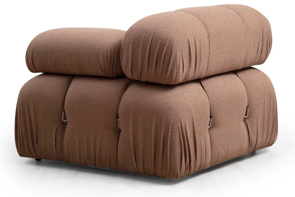Sofá de 1 Lugar Bubble – Castanho – 95x95x75 cm