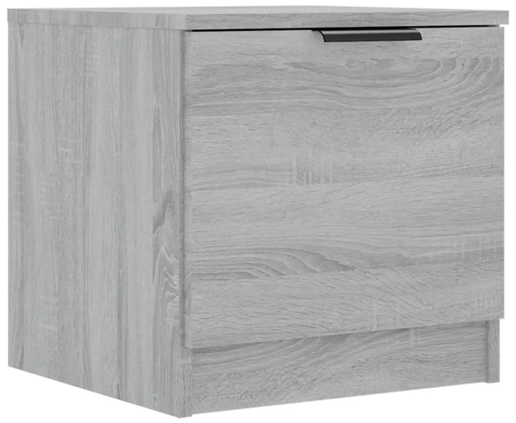 Mesas de cabeceira 2 pcs 40x39x40 cm sonoma cinzento