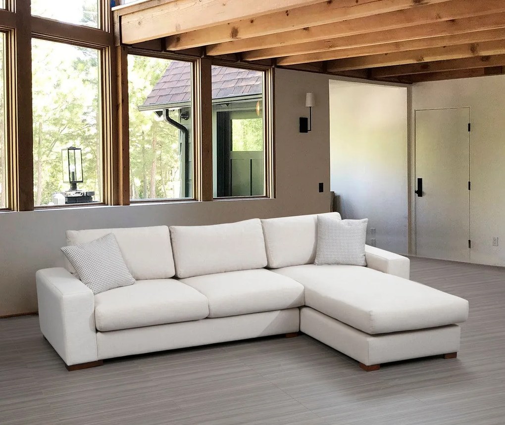 Sofá de Canto Loop – Branco – 270 x 194 cm